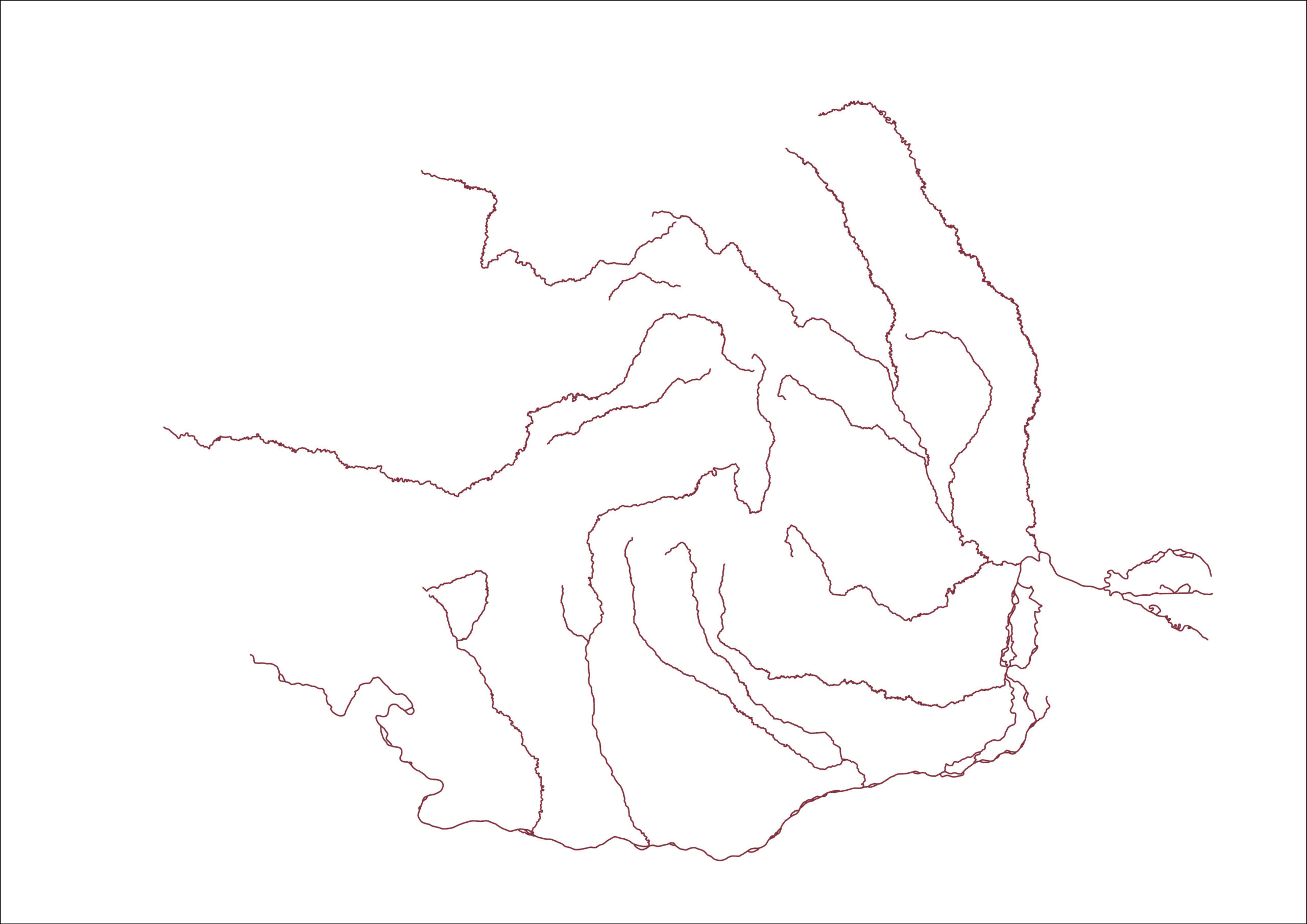 Criterii Geografice și Topografice - rauri majore