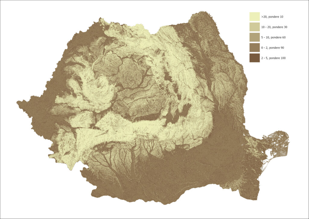 Criterii Geografice și Topografice – Reclasificare Variația Altitudinii (la scară locală)